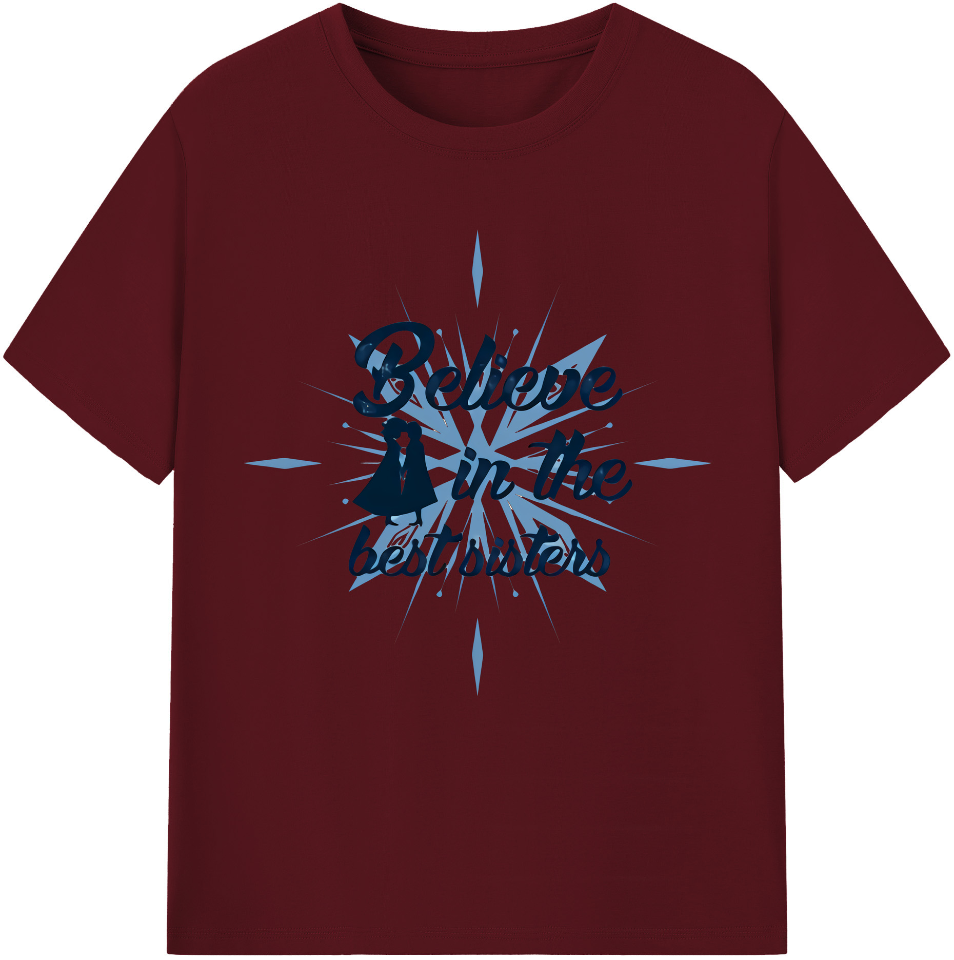 （画像用） アナと雪の女王 アンナ エルサ Frozen Anna Elsa 綿100％半袖Tシャツ（フロントプリント）